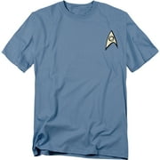 Star Trek - Science Uniform - Adult Unisex Short Sleeve T-Shirt - Blue