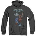 thumbnail image 1 of Star Trek Search For Spock(Movie) Adult Heather Hoodie Sweatshirt Black, 1 of 1