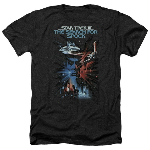 Star Trek - Search For Spock(Movie) - Heather Short Sleeve Shirt - X-Large