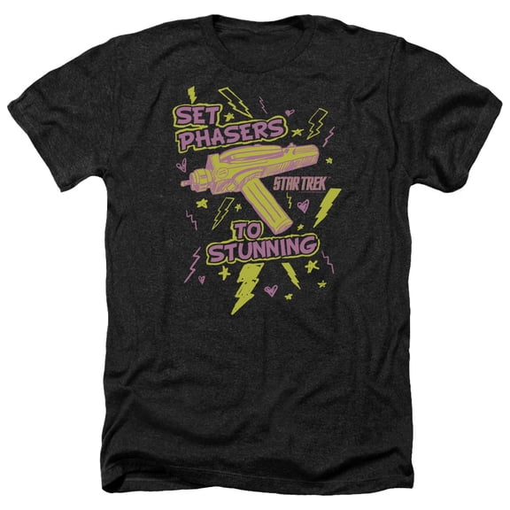 Star Trek - Set Phasers - Heather Short Sleeve Shirt - Medium