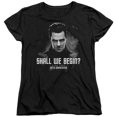 thumbnail image 1 of Star Trek - Shall We Begin - Women's Short Sleeve Shirt - X-Large, 1 of 2