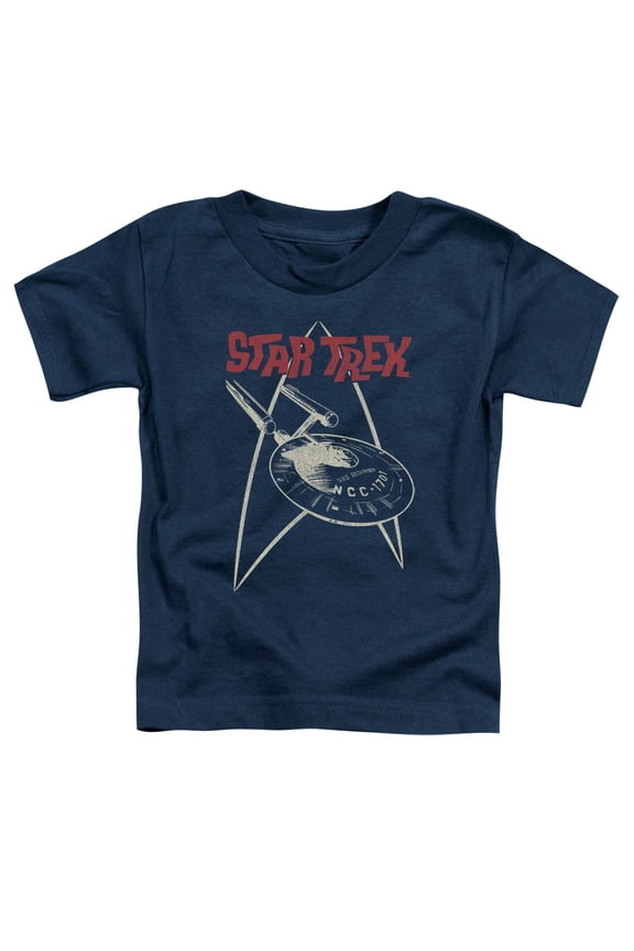 Star Trek Ship Symbol Toddler T-Shirt Navy