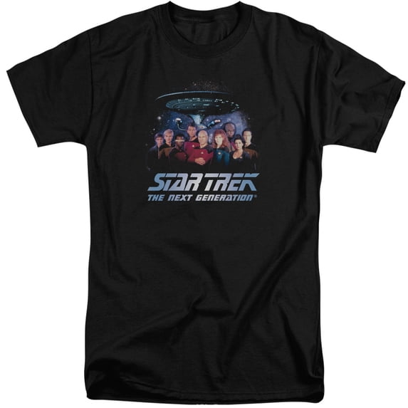 Star Trek - Space Group - Tall Fit Short Sleeve Shirt - X-Large