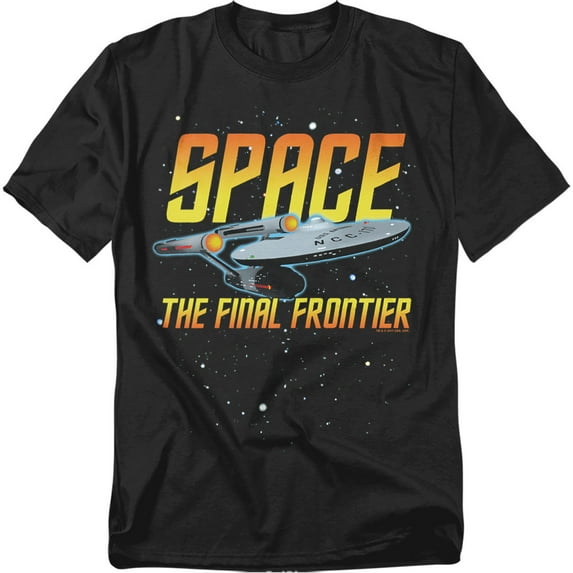 Star Trek Space Officially Licensed Adult T-Shirt M