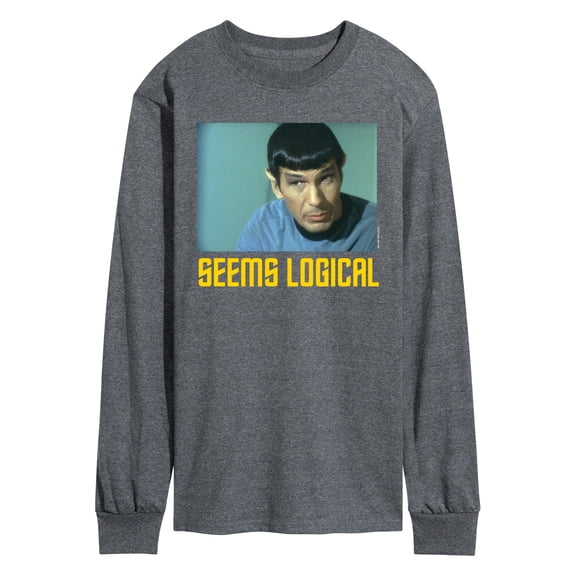 Star Trek - Spoc Seems Logical - Men's Long Sleeve Graphic T-Shirt