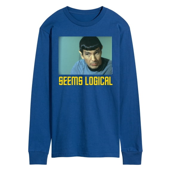 Star Trek - Spoc Seems Logical - Men's Long Sleeve Graphic T-Shirt