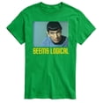 thumbnail image 1 of Star Trek - Spock Seems Logical - Men's Short Sleeve Graphic T-Shirt, 1 of 5