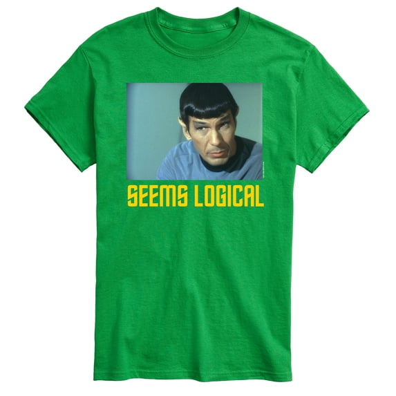 Star Trek - Spock Seems Logical - Men's Short Sleeve Graphic T-Shirt