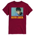 thumbnail image 1 of Star Trek - Spock Seems Logical - Men's Short Sleeve Graphic T-Shirt, 1 of 4