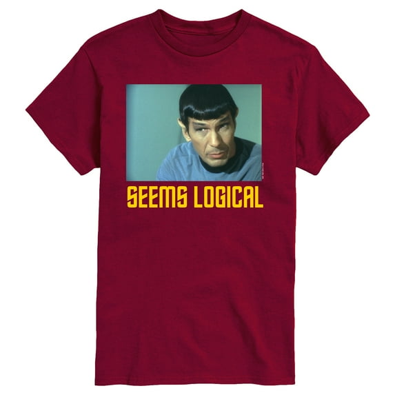 Star Trek - Spock Seems Logical - Men's Short Sleeve Graphic T-Shirt