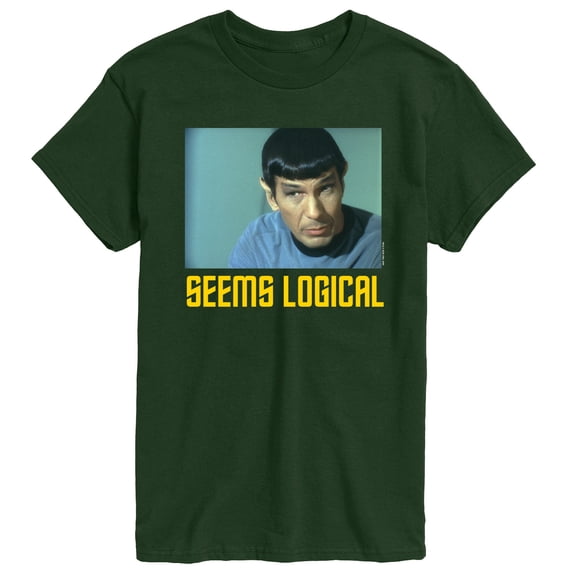 Star Trek - Spock Seems Logical - Men's Short Sleeve Graphic T-Shirt
