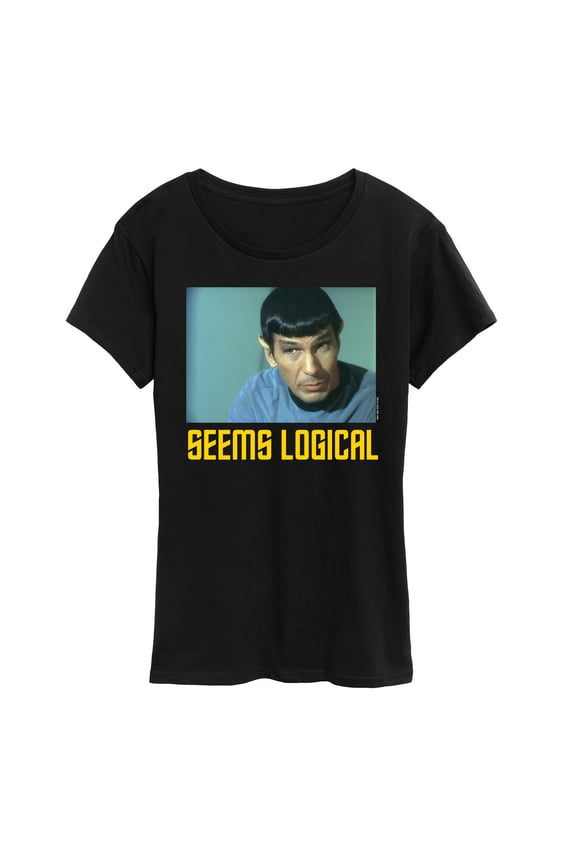 - Spock Seems Logical - Women's Short Sleeve Graphic T-Shirt