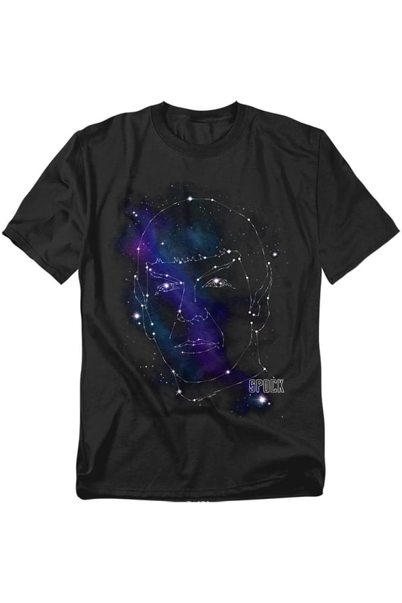 Star Trek Spock Constellations Officially Licensed Adult T-Shirt L