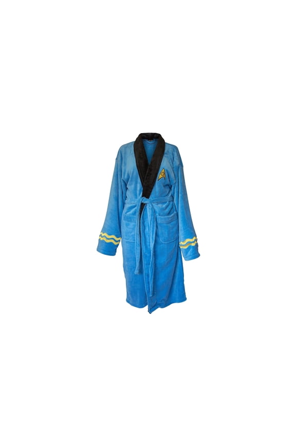 Star Trek Spock Fleece Bathrobe for Adults | One Size Fits Most