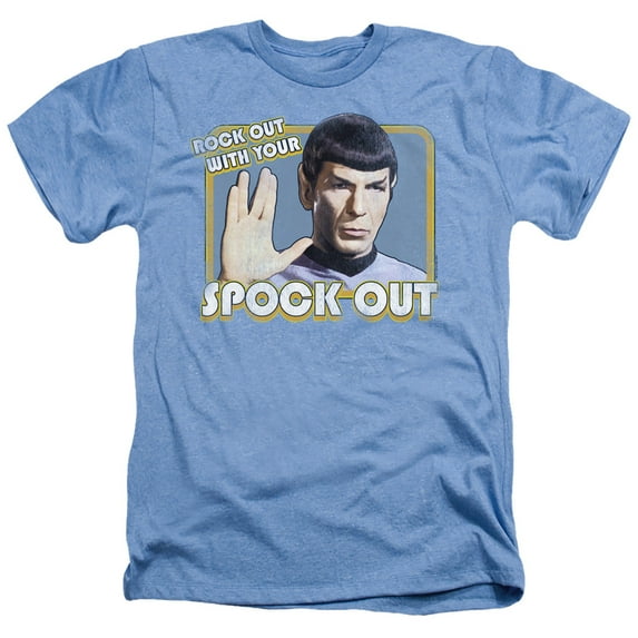 Star Trek - Spock Out - Heather Short Sleeve Shirt - Small