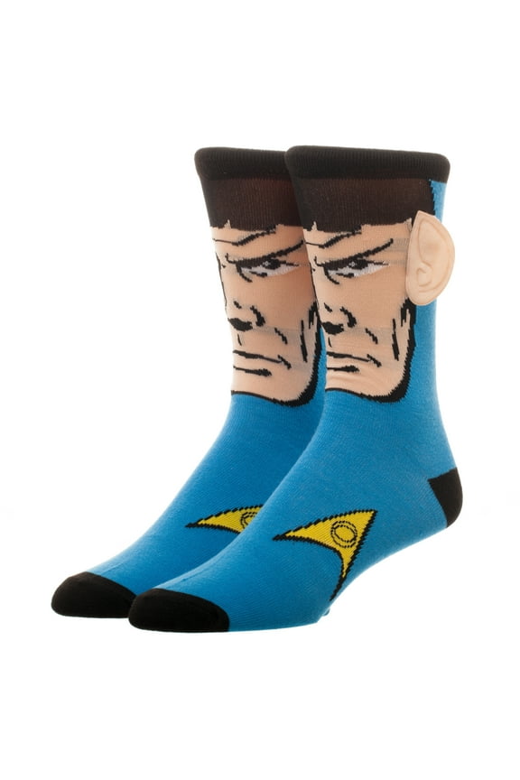Star Trek Spock With Ears Crew Socks