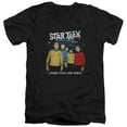 thumbnail image 1 of Star Trek Stange New World Adult V-Neck 30/1 T-Shirt Black, 1 of 2
