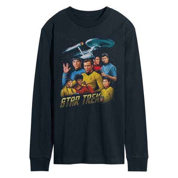 Star Trek - Star Trek Tos Crew - Men's Long Sleeve Graphic T-Shirt
