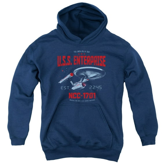 Star Trek - Stardate 2245 - Youth Hooded Sweatshirt - Medium