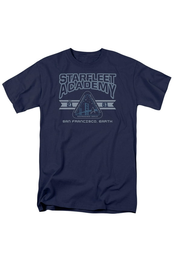 Men's Starfleet Academy Earth T-shirt XX-Large Blue