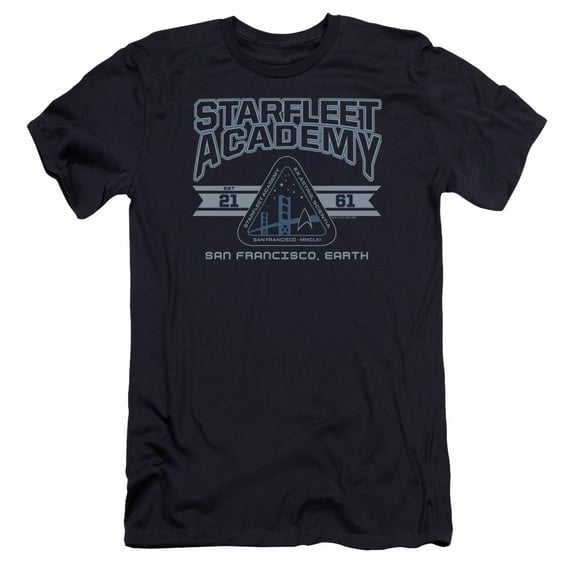 Star Trek - Starfleet Academy Earth - Premium Slim Fit Short Sleeve Shirt - Small