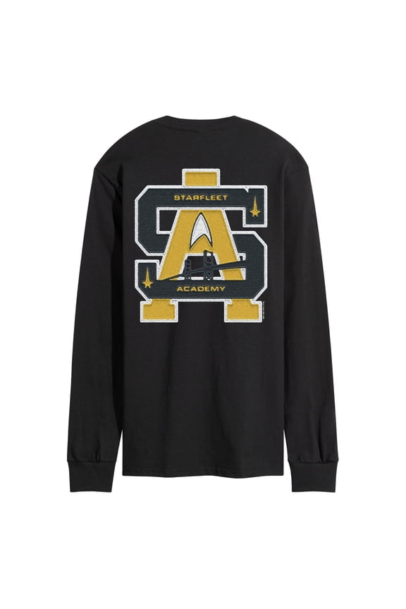- Starfleet Academy Letterman - Men's Long Sleeve Graphic T-Shirt