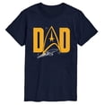 thumbnail image 1 of Star Trek - Starfleet Dad - Men's Short Sleeve Graphic T-Shirt, 1 of 5