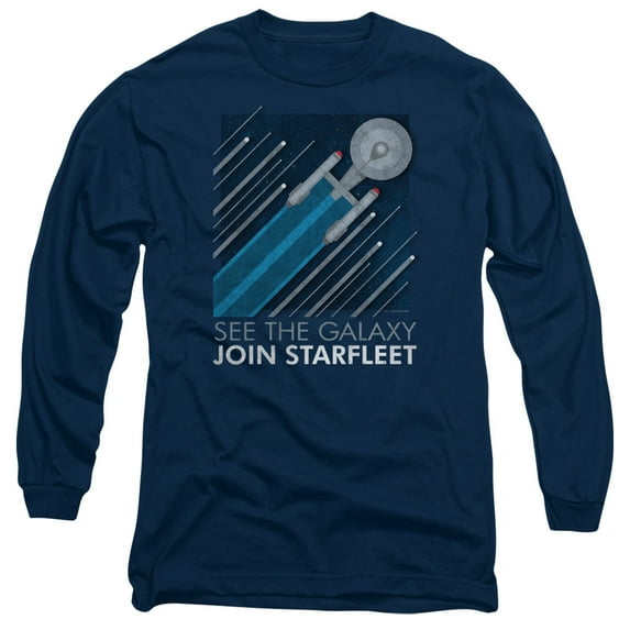 Star Trek - Starfleet Recruitment Poster - Long Sleeve Shirt - Small