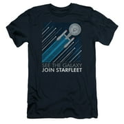 Star Trek - Starfleet Recruitment Poster - Premium Slim Fit Short Sleeve Shirt - XX-Large