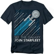 Star Trek - Starfleet Recruitment Poster - Short Sleeve Shirt - X-Large