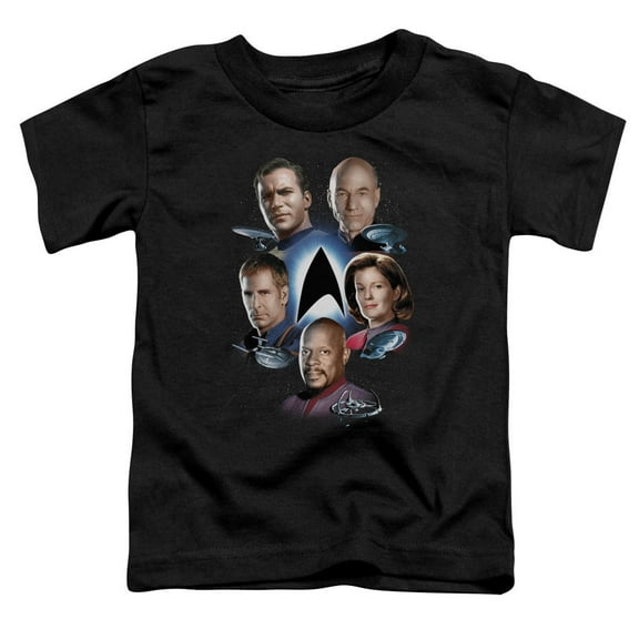 Star Trek Starfleets Finest Toddler T-Shirt Black