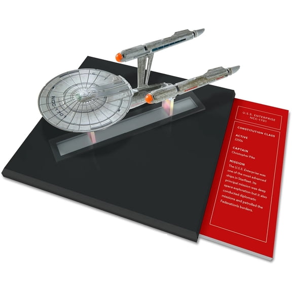 Star Trek: Strange New Worlds - Starship Library Vol. 1 - U.S.S. Enterprise NCC-1701 Die-Cast Ship & Book Set