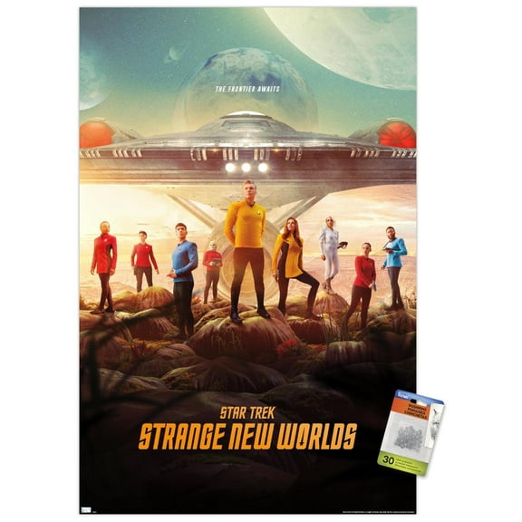 Star Trek: Strange New Worlds - Key Art Wall Poster with Pushpins, 22.375" x 34"