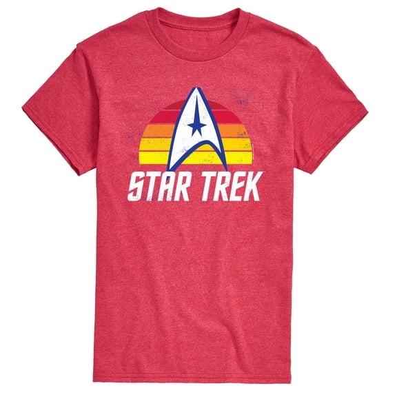 Star Trek - Sunset Logo - Men's Short Sleeve Graphic T-Shirt