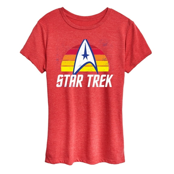 Star Trek - Sunset Logo - Women's Short Sleeve Graphic T-Shirt