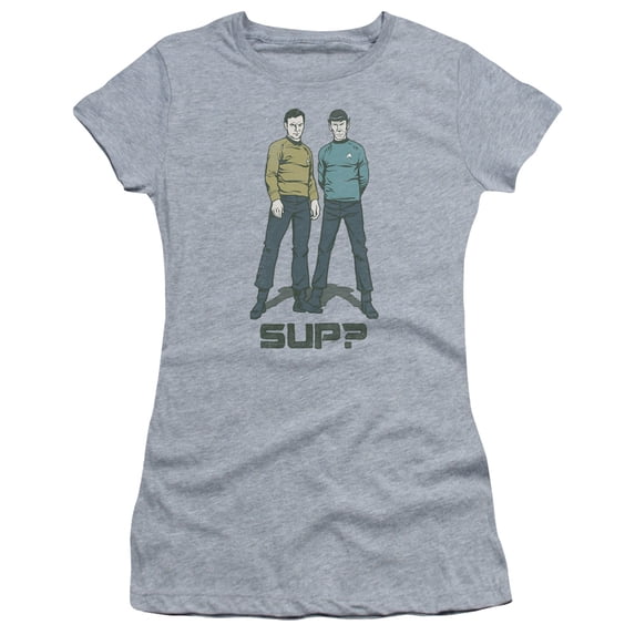 Star Trek - Sup - Juniors Teen Girls Cap Sleeve Shirt - Small