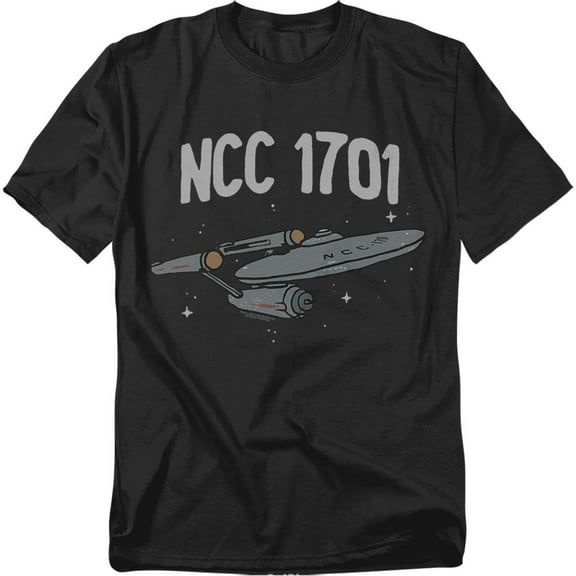 Star Trek T-Shirt The First Enterprise Unisex Graphic Tee for Men & Women