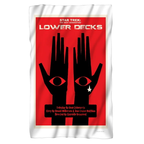 Star Trek TNG Season 7 Episode 15 Fleece Blanket (36x58)