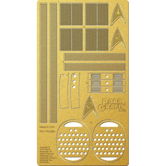 Star Trek - TOS Enterprise Engine Grills (PGX208) ParaGrafix