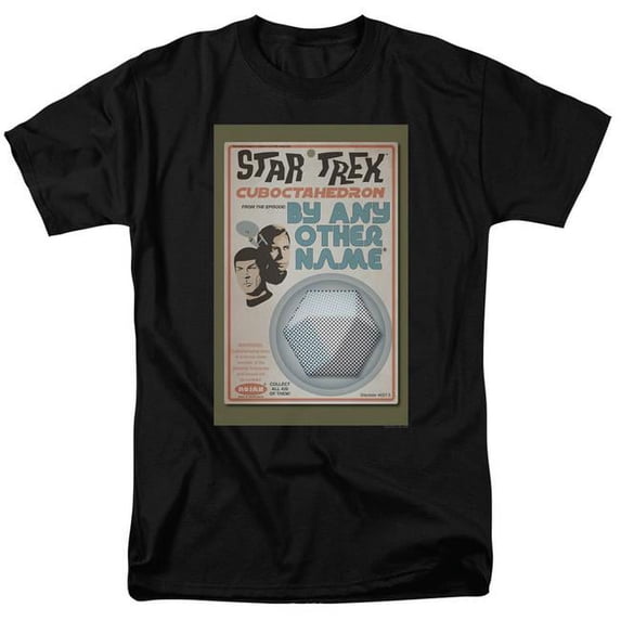 Star Trek & TOS Episode 51 Adult 18-1 Regular Fit Short Sleeve T-Shirt, Black - 6X