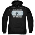 thumbnail image 1 of Star Trek TRK-1001 Not Safe Adult Pull-Over Hoodie - Black - Small, 1 of 1