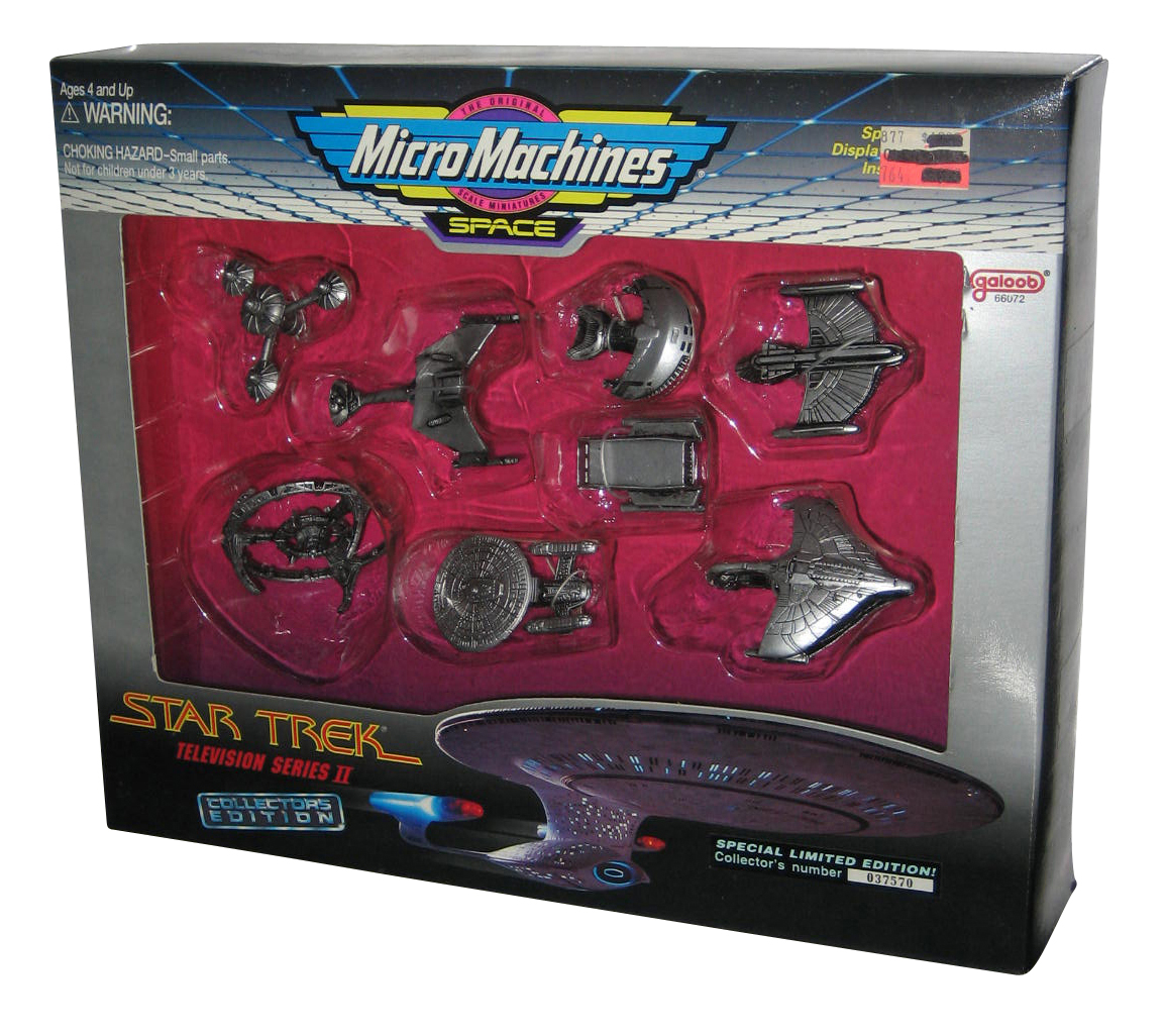 Star Trek Television Series II Micro Machines Toy Box Set (8