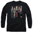 thumbnail image 1 of Star Trek-The Captains - Long Sleeve Adult 18-1 Tee - Black- Medium, 1 of 1