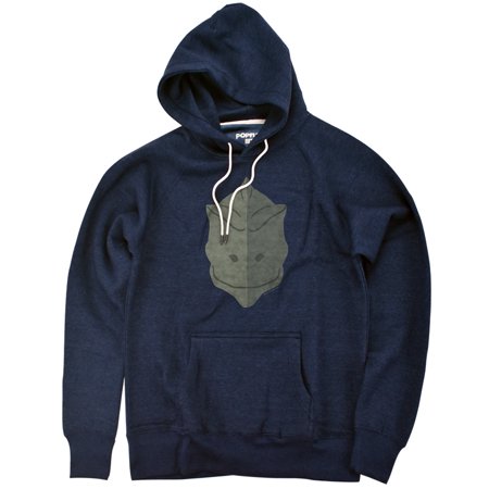 Star Trek The Gorn Official Premium Ultrasoft Tri-Blend Hoodie (Large) Navy
