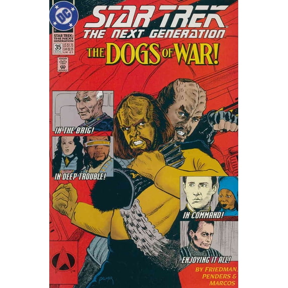 Star Trek: The Next Generation #35 VF ; DC Comic Book