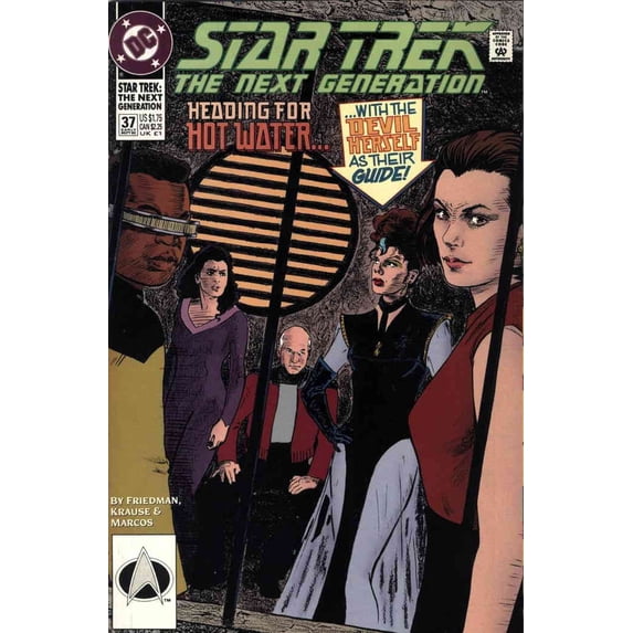 Star Trek: The Next Generation #37 VF ; DC Comic Book