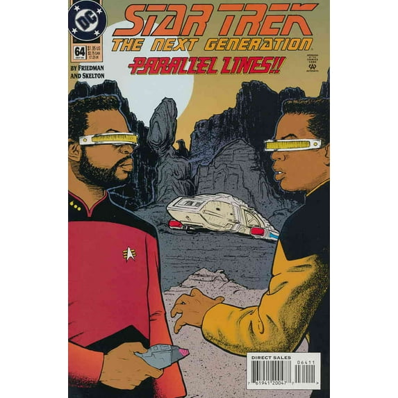 Star Trek: The Next Generation #64 VF ; DC Comic Book