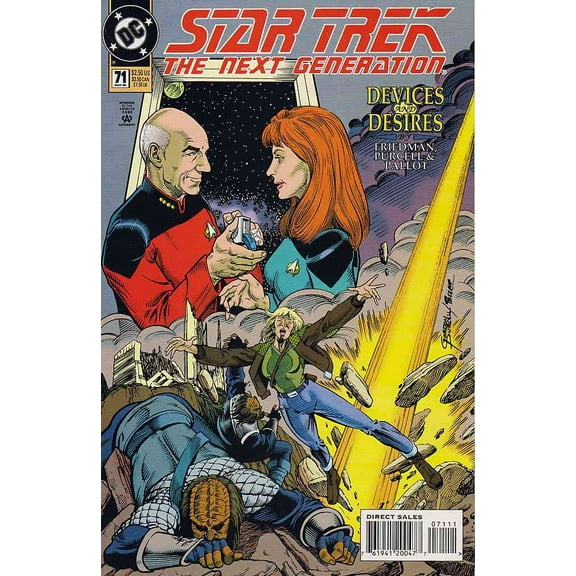 Star Trek: The Next Generation #71 VF ; DC Comic Book