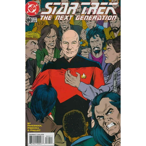 Star Trek: The Next Generation #80 VF ; DC Comic Book