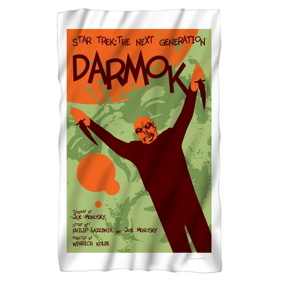 Star Trek: The Next Generation Darmok Juan Ortiz Poster Fleece Blanket
